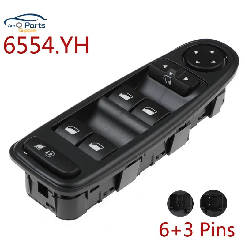 Новый 6554YH 6554.YH для Citroen C4 Grand Picasso 2007-2014 регулятор стеклоподъемника главный