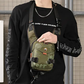 

Casual Motorcycle Sports Chest Pack Portable Outdoor Riding Adjustable Strap Men Shoulder Bag Thigh Waterproof Multifunctional