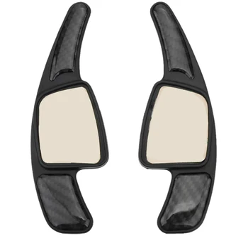 

Steering Wheel DSG Paddle Extension Shifters Shift Sticker Decoration Carbon Fiber Style for Au di A3 A4 A5 Q7 TT TTS