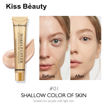 

NEW High Covering Liquid Concealer Cream Contour Pallete Foundation Full Cover Waterproof Makeup Lip Face Pores Cosmetic TSLM1