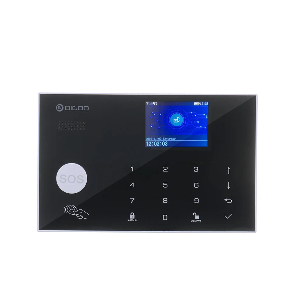DIGOO DG-ZXG30 433 МГц 2G& GSM& wifi умная домашняя система охранной сигнализации защитная оболочка оповещения с приложением охранная сигнализация комплект