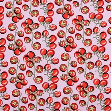 Lychee Life 50x140 см томатная печатная ткань модные розовые ткани Ручное шитье для поделок одежда поставки украшения