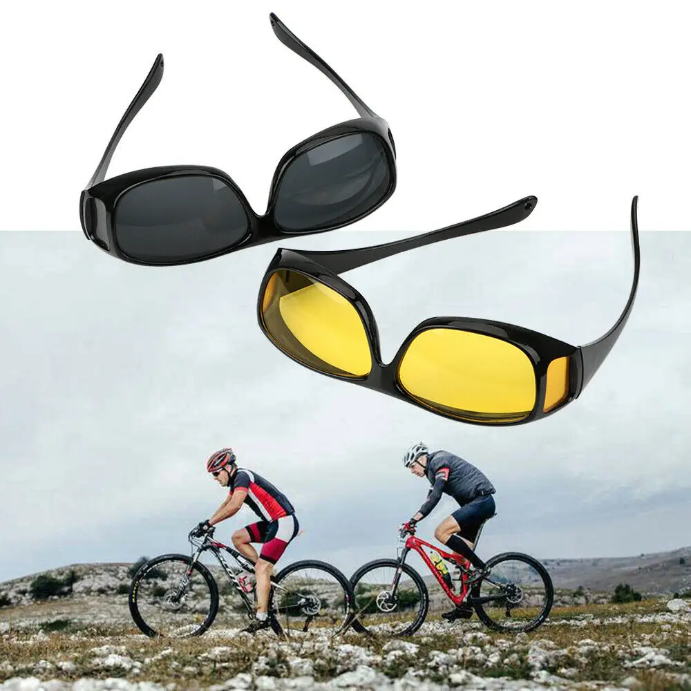 Унисекс оптические антибликовые очки ночного видения вождения Велоспорт солнцезащитные очки с УФ фильтром PC рамка смола объектив HG12412-HG12413