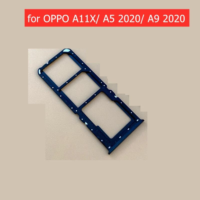 for OPPO A11X/ A5 2020/ A9 2020 Card Tray Holder Micro SIM Nano SD Slot Adapter Repair Spare Parts | Мобильные телефоны и