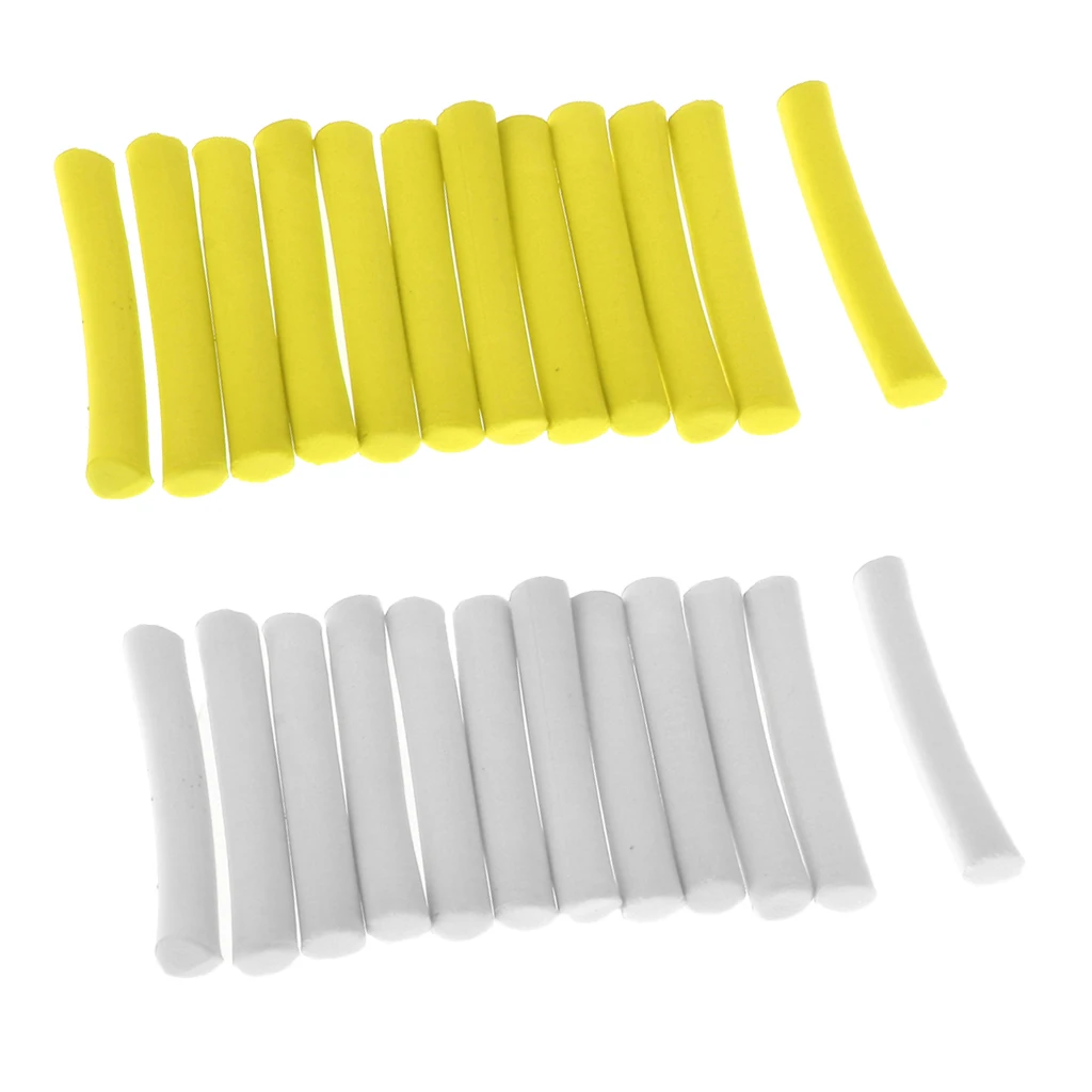 Perfeclan 24 Pieces 8mm Carp Fishing Pop Up Foam Zig Rig Foam Sticks Baits Dropshipping