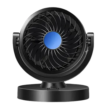 

Car Fan Double Head 12V/24V USB Truck Powerful Mute Large Wind Cooling Fan Car Van Universal Cooling Fan