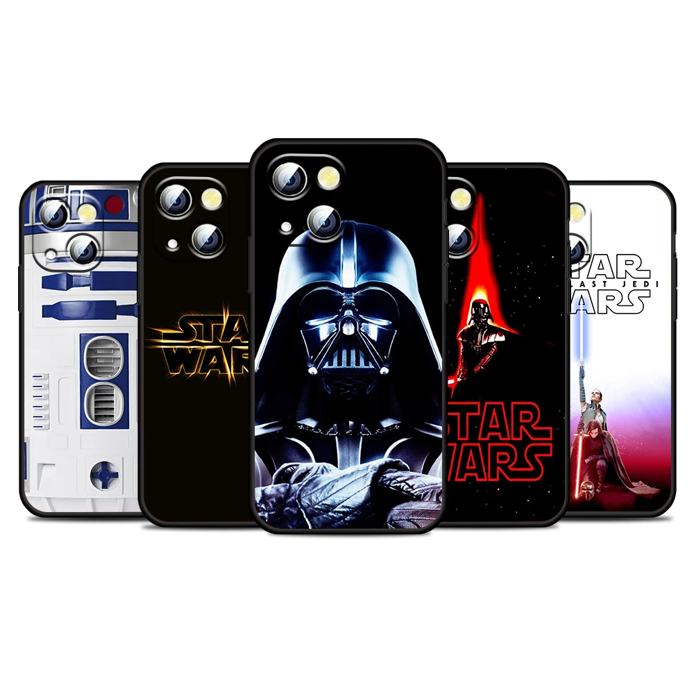 best iphone 13 pro max case Star Wars Darth Vader Yoda BB8 For Apple iPhone 13 12 11 Pro Max Mini XS Max X XR 6S 6 7 8 Plus 5S SE2020 Soft Black Phone Case iphone 13 pro max cover