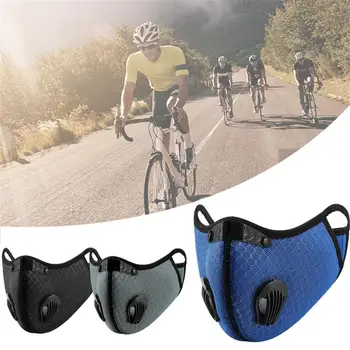 

Dust Protective Mask Breathable Dustproof Double-valve Adjustable Nose Bridge Face Mouth Protection Cover Shield For Outdoor