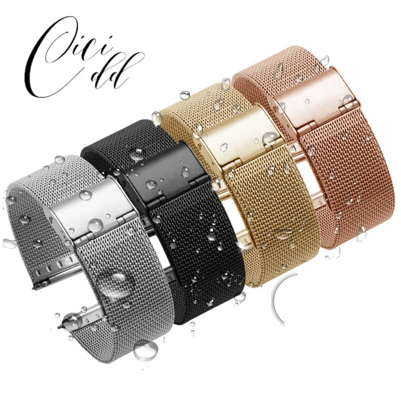 

CICIDD Refined Steel Watch Band Suitable For Huawei Watch GT2 2 Pro Universal Honor Dream Milanmesh Wristband 20mm 22mm