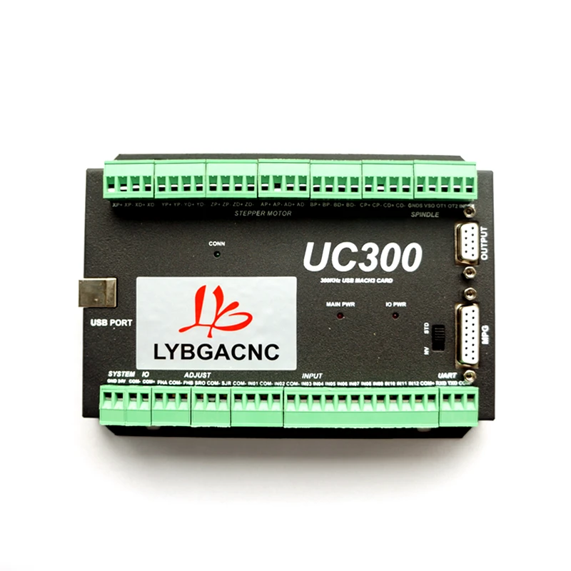 NVUM обновление Mach3 карта контроля USB UC300 ЧПУ Маршрутизатор 3 4 5 6 оси движения управления карты Breakout Board NVUM обновление Mach3 карта контроля USB UC300 ЧПУ Маршрутизатор 3 4 5 6 оси движения управления карты Breakout Board