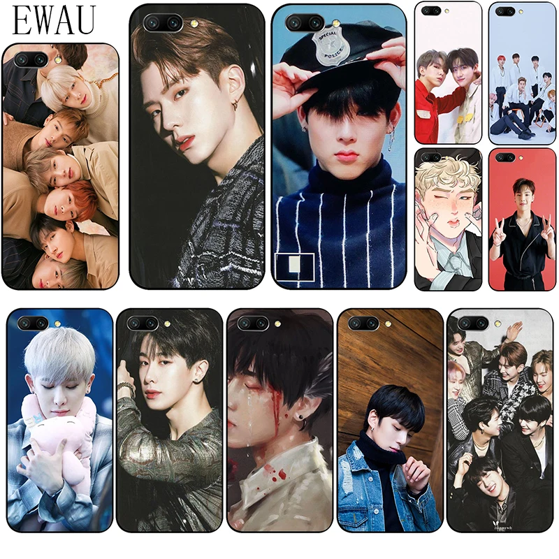 

EWAU Monsta X KPOP Silicone phone case for Huawei Honor 6A 7A Pro 7C 7X 8X 8C 8 9 Note 10 Lite view 20 9X Pro