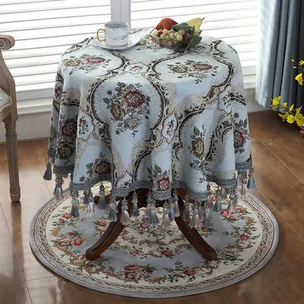 Роскошная Европейская скатерть с вышивкой Свадебные украшения обеденный кухонный стол КРЫШКА БАНКЕТНЫЙ кофе можно мыть скатерть - Цвет: pattern 07