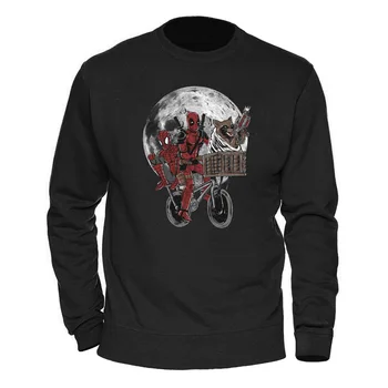 

Male Pullovers Deadpool Cartoon Man Hoody 2020 Keep Warm Spring Winter Funny Sweatshirts Streetwear Long Sleeve Leisure Hoodies