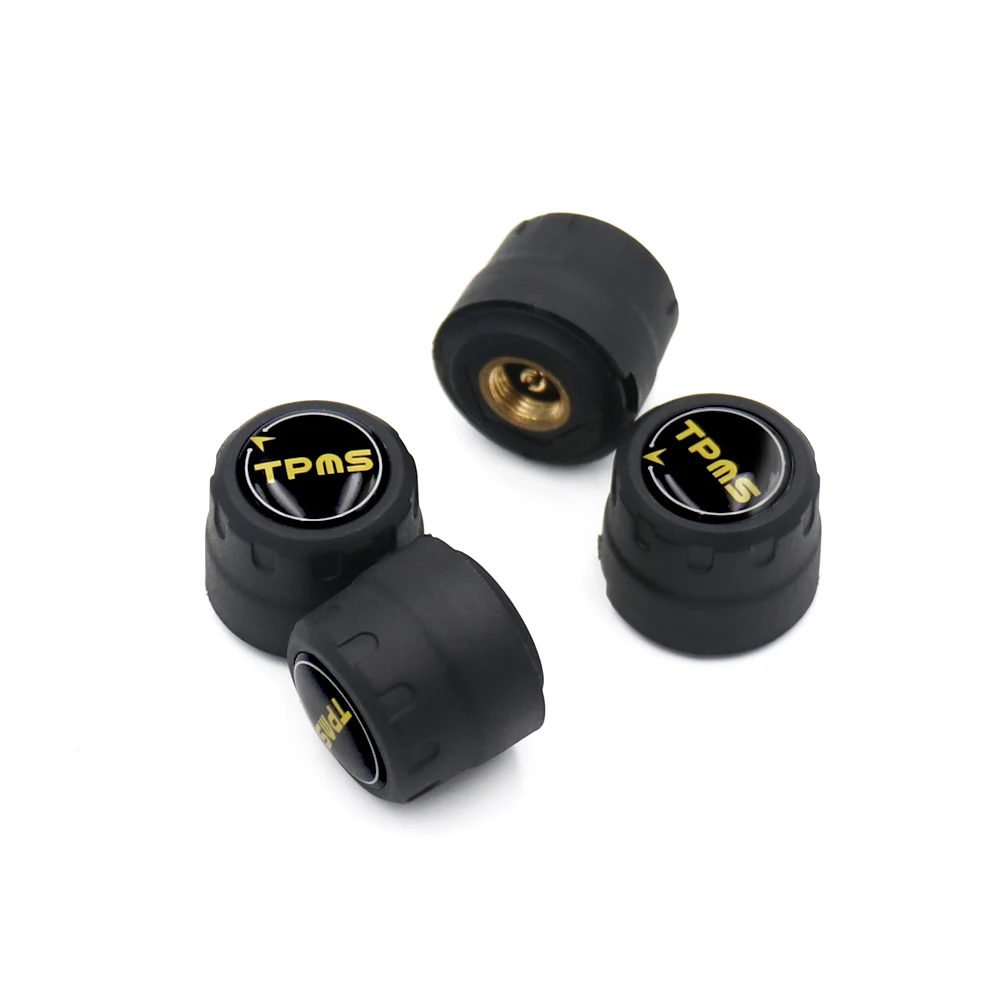 Car tire pressure monitor motorcycle tire pressure monitor car tire pressure sensor New TPMS Bluetooth 5.0 Tire Pressure Monitor System 4 Internal/External Sensor Works Android/iOS Mobile Phone APP Display