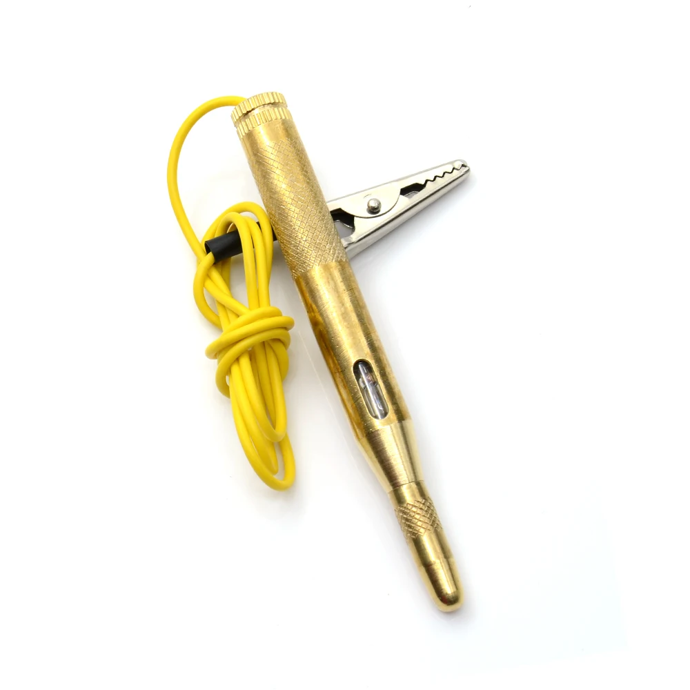 New Auto Car Light Circuit Tester Lamp Voltage DC 6V 12V 24V Copper Test Pen Detector Probe System |