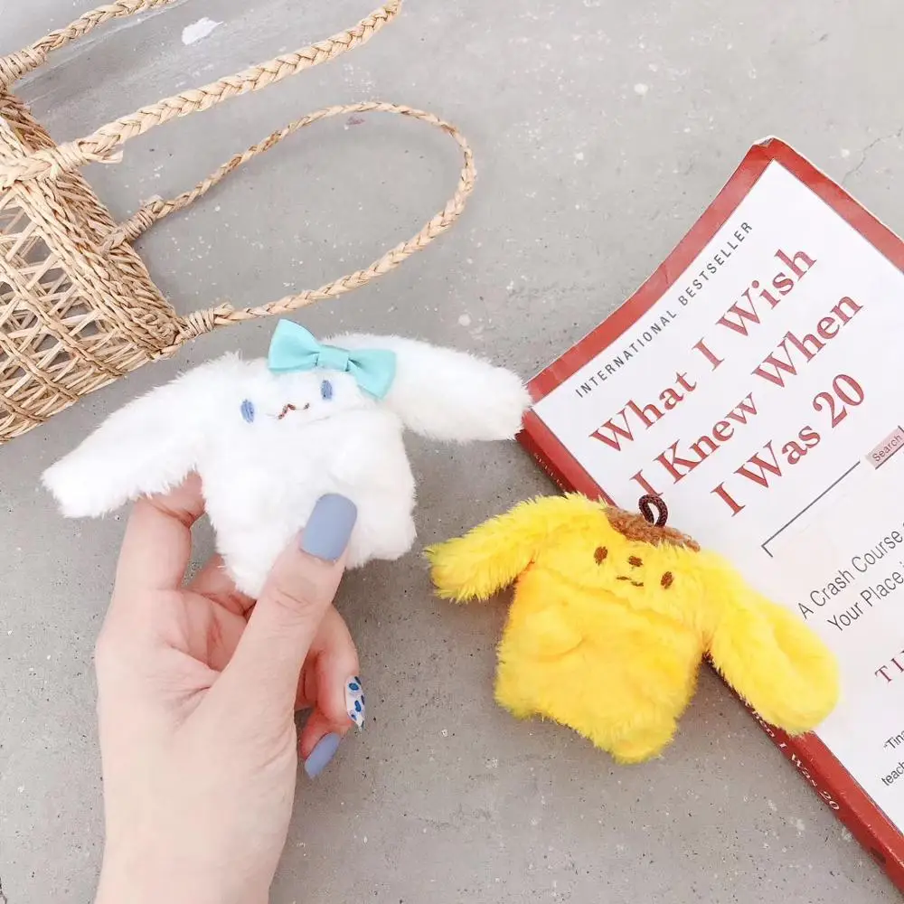 GOOYIYO-милый чехол с аниме для Airpods 1 2 зарядная коробка наушников плюшевый и мягкий