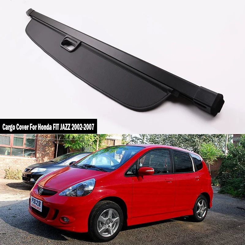 

Rear Cargo Cover For Honda FIT JAZZ 2002 2003 2004 2005 2006 2007 privacy Trunk Screen Security Shield shade Auto Accessories