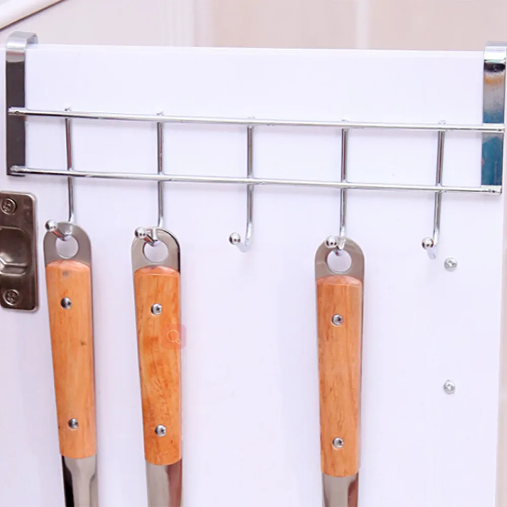 5 крючков из нержавеющей стали крючок для одежды для двери ванной комнаты вешалка подвесной стеллаж для хранения петли Органайзер держатели для хранения amp Стойки