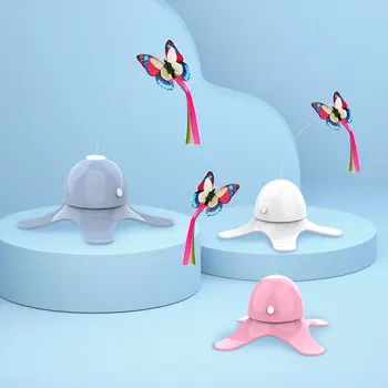 

Cat Empress Butterfly chatter automatically funny cat toys puzzle pet electric toys funny cat stick automatic funny cat device