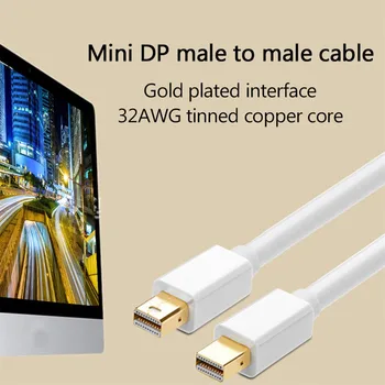 

Mini DisplayPort Male to Mini DisplayPort Cable White Extension Cable for iMac Pro Displ