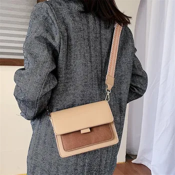 

New 2020 Women Shoulder Bag Autumn French Vintage Niche Style Joker Frosted Gentle Color Small Girl Bag