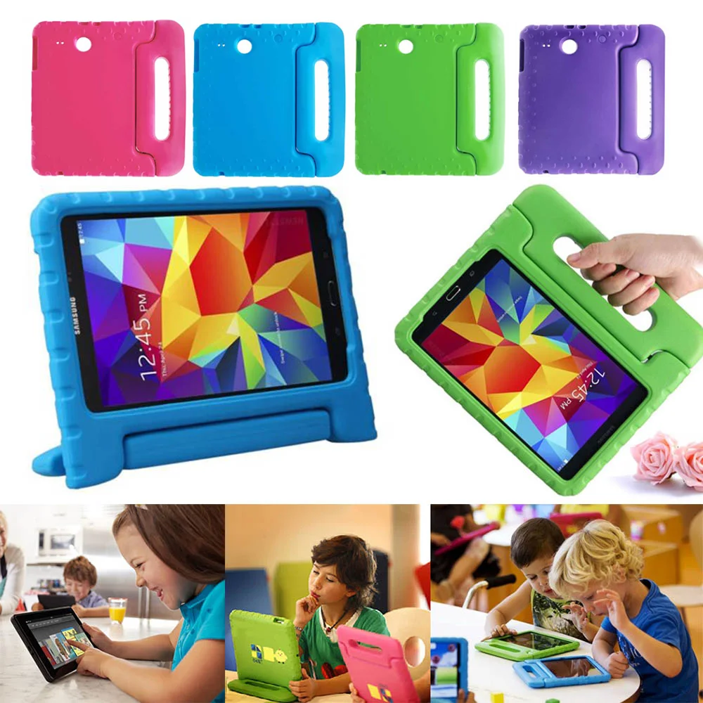 

Thick EVA Foam Kids Children Safe Rugged Proof Foam Case Handle Stand For GALAXY Tab E 9.6" T560 Kids Shockproof Tablet Case