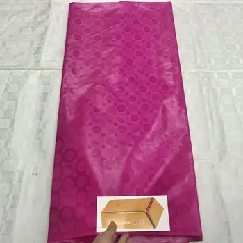 

2020 New African Guinea Bazin Brocade Damask Fabric for Femme Robe New Bazin Riche Brode with Swiss Cotton Lace 5 yards/lot