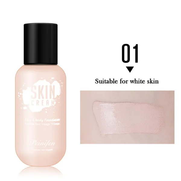 Thin And Light Liquid Foundation Moisturizing Cover Blemishes Even Skin Color Concealer Foundation Cream