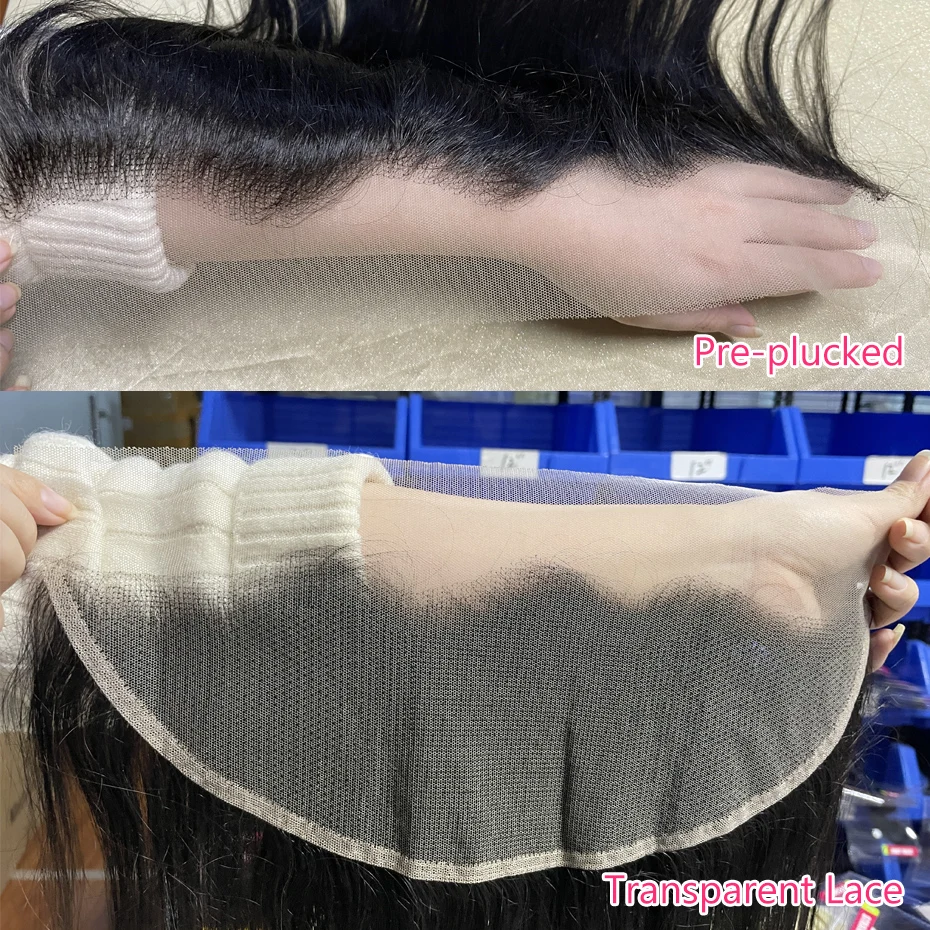 Gabrielle Transparent Lace Frontal Brazilian Straight 13x4 Lace Frontal Closure Human Hair Medium Brown Swiss Lace Remy Hair