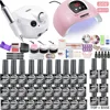 Manicure Set with UV Led Nail Lamp 120W Nail Set 30/20/10 Color UV Gel Nail Polish Kit Sets Tools Set with Nail Drill Machine ► Photo 2/6