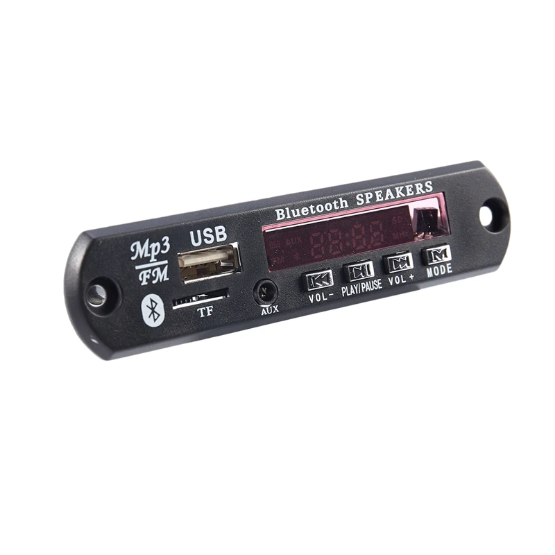 Автомобильный аудио Bluetooth USB SD TF MP3 WMA декодер доска 12 В беспроводной аудио модуль аудио плеер модуль WMA доска динамик