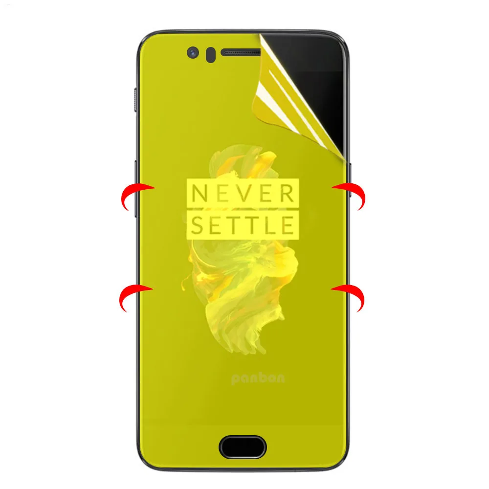 9D Full Cover Hydrogel Protective Film for Oneplus 7 7T Pro 3 3T 5 5T 6 6T Screen Protector 1+ Nano | Мобильные телефоны и