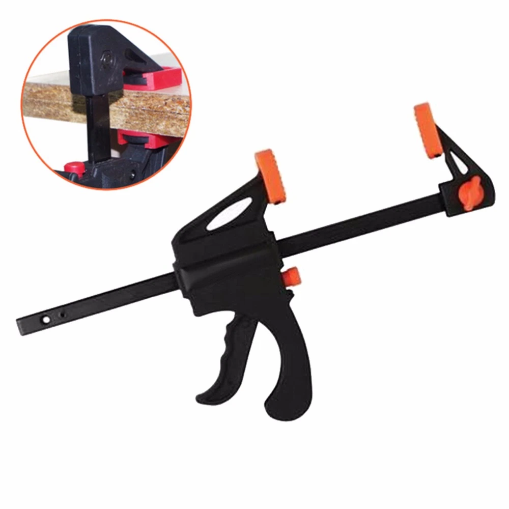 DIY 4 Inch Quick Ratchet Release Speed Squeeze Hout Werken Werk Bar F Clamp  Clip Kit Strooier Gadget Woodworking Tool|Clamps| - AliExpress