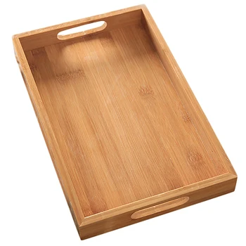 

Japanese Square Tray Solid Wood Tea Set Tray Home Breakfast Tray Cake Tray