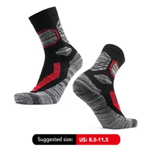 Мягкие Лыжные носки унисекс, нескользящие спортивные носки для выступлений, теплые хлопковые походные носки, спортивные носки для футбола, бега, походов, путешествий