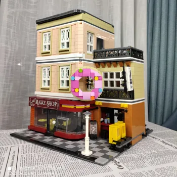 

In Stock Creator Street View Bake shop UG 10180 2919PCS Building blocks Bricks 84001 84002 84003 84008 84009 84005 84011 84012