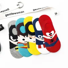 5 пар, Новое поступление, женские хлопковые носки, розовый цвет, милый кот, короткие носки до лодыжки, женские носки, повседневные, с ушками животных, с красным сердцем, носки для девочек 35-40