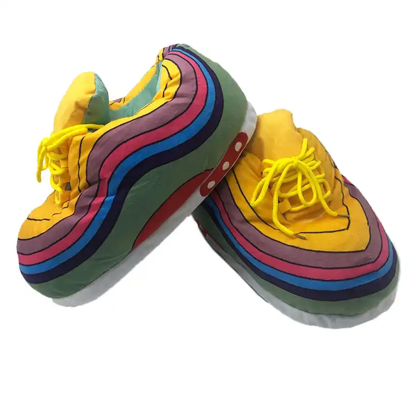 big slippers that look like shoes