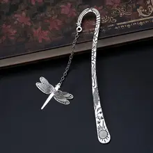 Светится в темноте светящаяся книга маркер креативная Закладка в виде стрекозы этикетка школьные канцелярские принадлежности LX9A