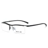 Browline Half Rim Alloy Metal Glasses Frame for Men Eyeglasses Fashion Cool Optical Eyewear Man Spectacles Prescription Frame ► Photo 3/6