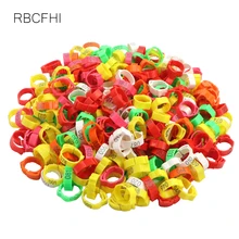 Кольцо для ног птицы, регулируемый размер, цифровой, с цыплятами и гусиными гусинами, идентификационное кольцо, 30 шт.