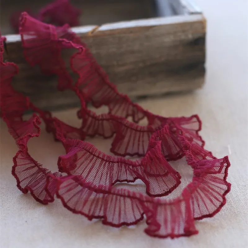 Mesh Ruffled Organza Lace 2