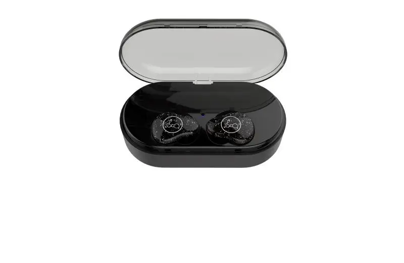 X12 tws touch bluetooth наушники стерео Беспроводная гарнитура наушники с шумоизоляцией Наушники с зарядным устройством fone de ouvido - Цвет: Black