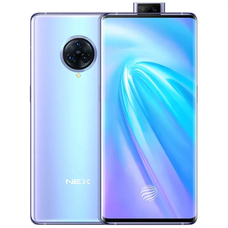 В, Vivo Nex 3, 5G, мобильный телефон, 12 Гб ОЗУ, 256 Гб ПЗУ, Android 9,0, Snapdragon 855, 6,89 дюймов, Super Amoled, 64.0MP, 44 Вт, зарядное устройство