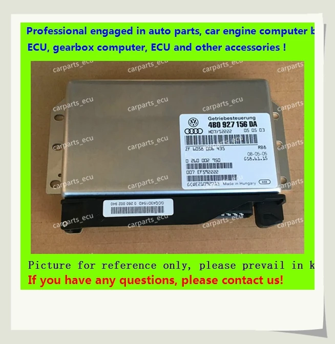  For Passat Car Transmission computer /01V Gearbox computer/01V TCU/3B0927156CH/8D0927156DJ/4B092715