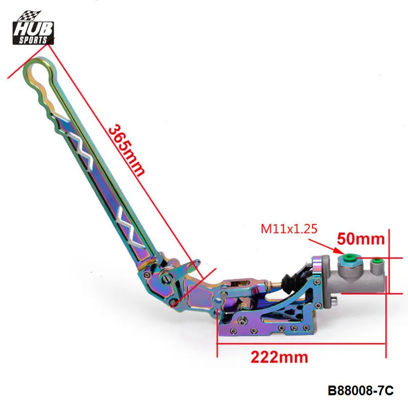 Adjustable Aluminum Vertical Hydraulic Drifting Hand Brake With Special Master Cylinder HU-B88008