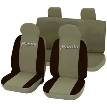 

COPRISEDILI FIAT PANDA DAL 2012 CON LOGO INTERO BICOLORE BEIGE - MARRONE
