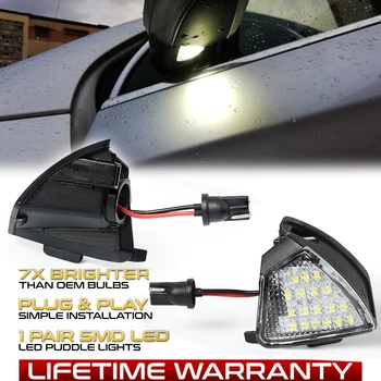 

LED Under Side Mirror Light Puddle Lamps For VW Passat B5 B6 3C CC Golf 5 6 Variant Plus GTI Sharan 1 2 Eos Jetta Tourn Rabbit