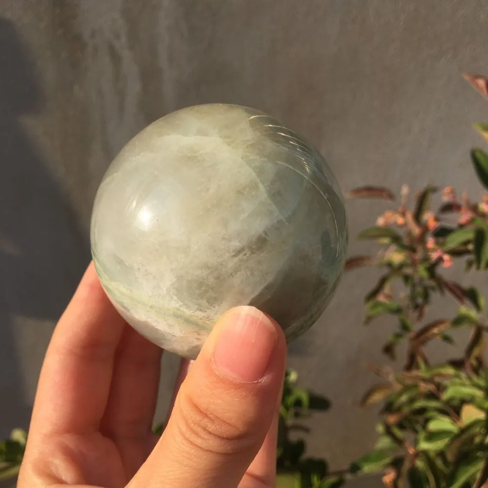 Lovely 55MM Green Kambaba Crystal Quartz Reiki Healing Energy Stone Sphere