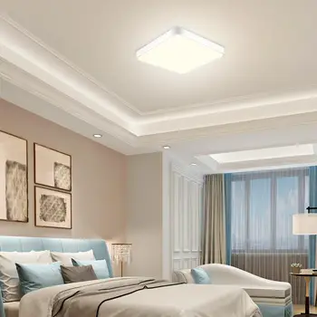 

1pcs 220V LED Ceiling Light 36W Ultra Thin Square LED Ceiling Down Light Bathroom Kitchen Living Lamp Day/Warm White Dimmable